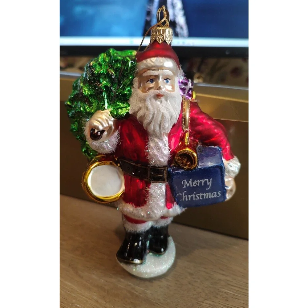 POLONAISE Kurt Adler Santa Claus with Drum AP1201 EUC‎